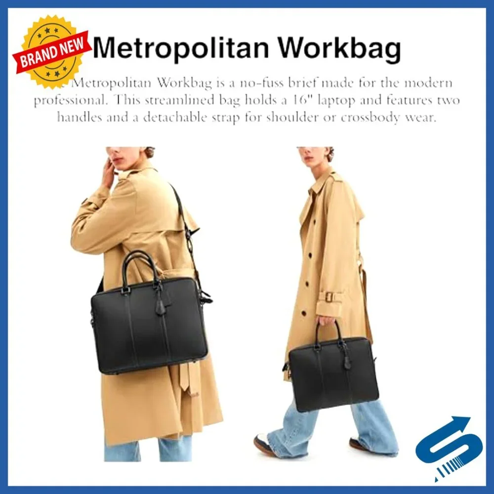 Leather Briefcase for 16